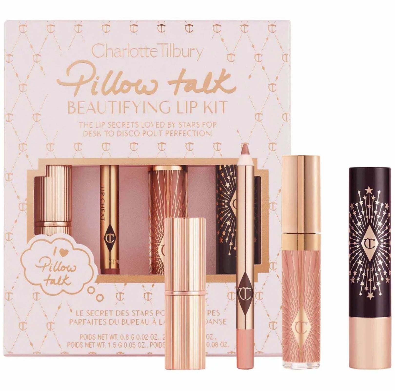 Charlotte Tilbury Набор для макияжа губ Pillow Talk Beautifying Lip Kit