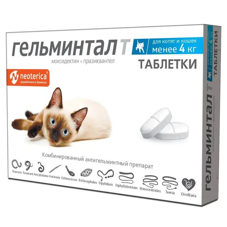 Таблетки от глистов кошкам