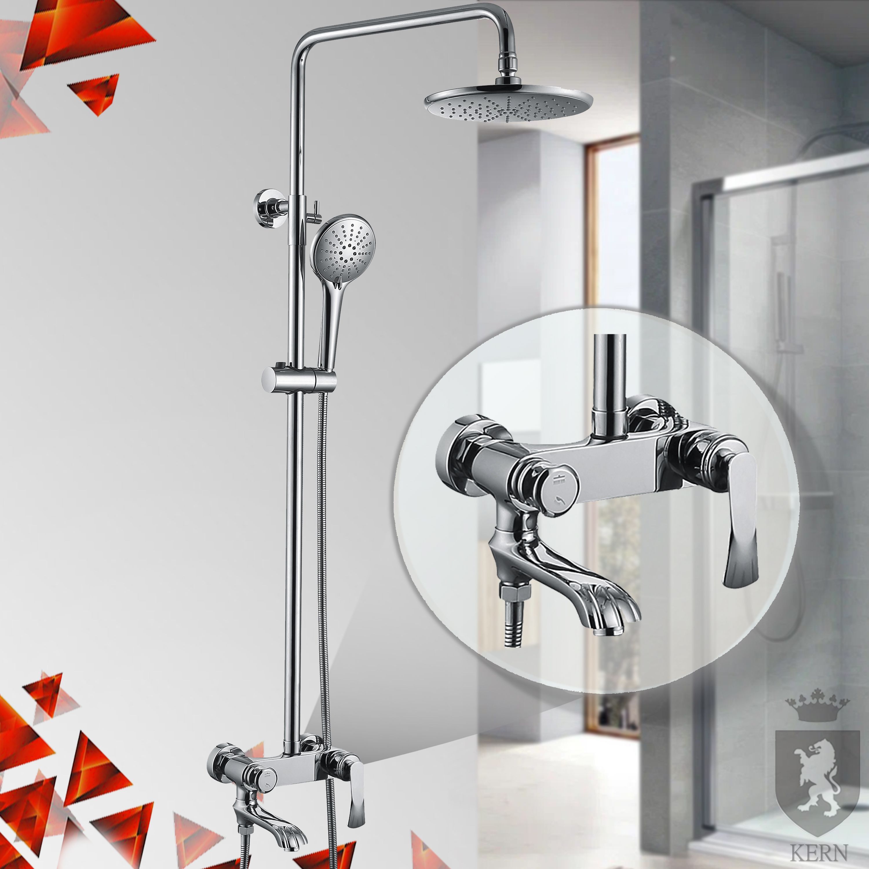 Kern 5057 душевая система. Душевая стойка kern 5077 стойка. Kern 5077 matt gun душевая система. Керн душевая система. Kern 5077 matt gun душевая система.