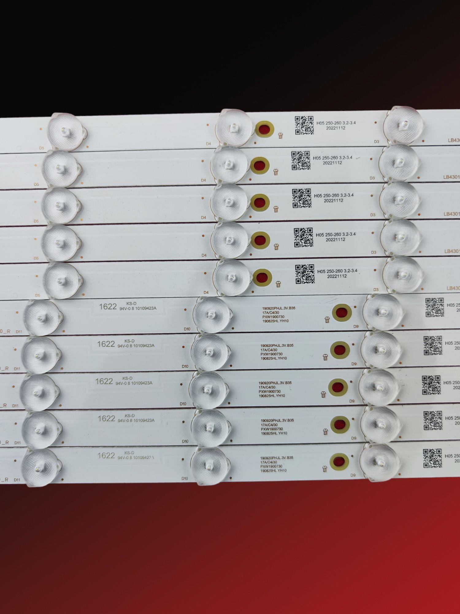 Подсветка для PHILIPS 43PUT6101/12 43PUT6101/60 43PUS6401/12 43PUS6401/60 43PUS6101/12 43PUS6201/12 43PUS6501/12 43PUH6101/88 43PUS7202/12; GJ-2K16-430-D512; GJ-2K15-430-D512