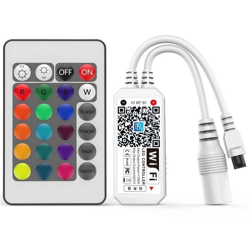 Control light rgb. Контроллер с пультом rgb wi-fi led 5-24v 100w. контроллер с пультом rgb wi-fi led 5-24v 100w (1590). светодиодный контроллер tuya wifi smart life dc5v-24v. wifi контроллер для светодиодной ленты.