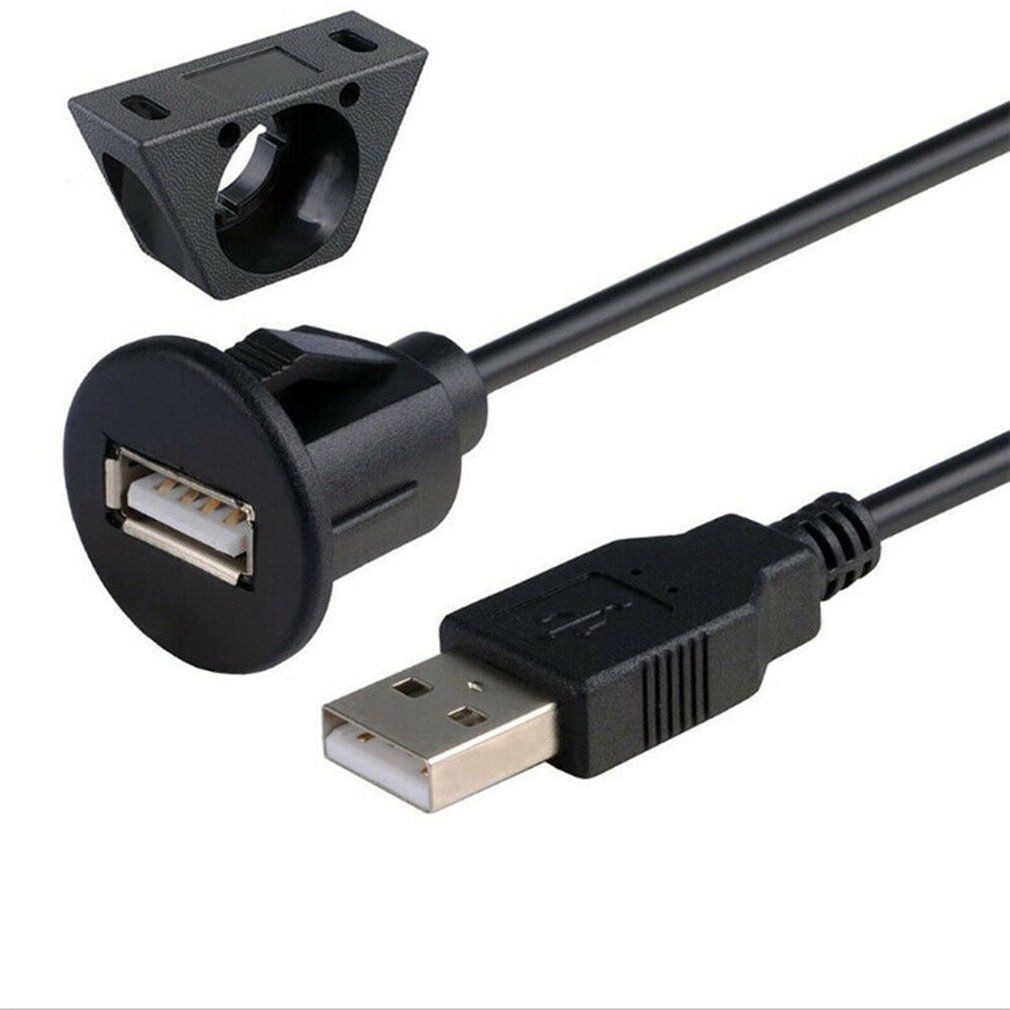 УдлинителькабеляUSB2.0Type-A/USB2.0Type-A,1м,черный