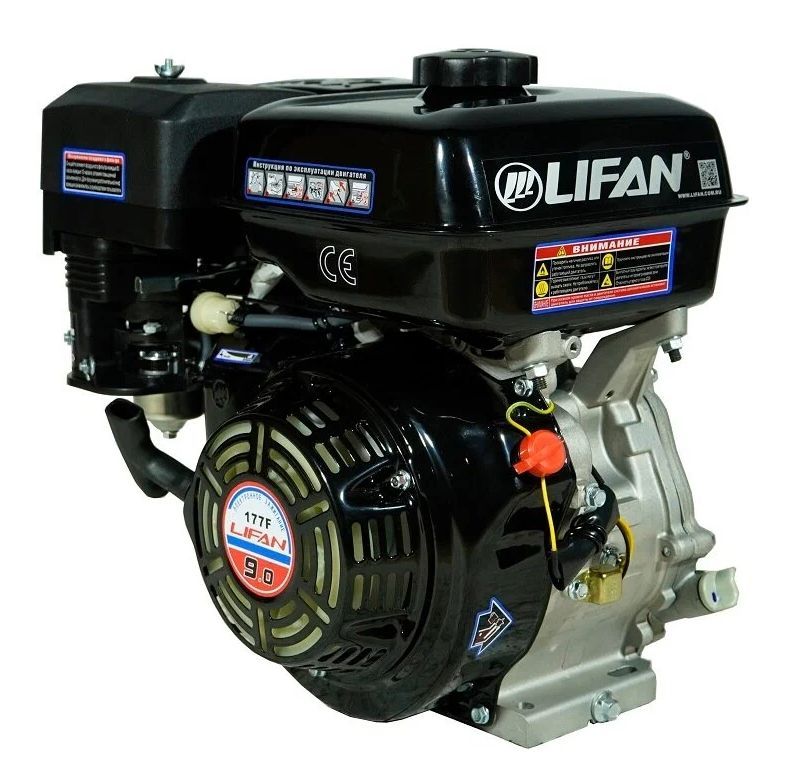 Двигательдлямотоблока4-хтактныйLIFAN177F9л.с.вал25мм