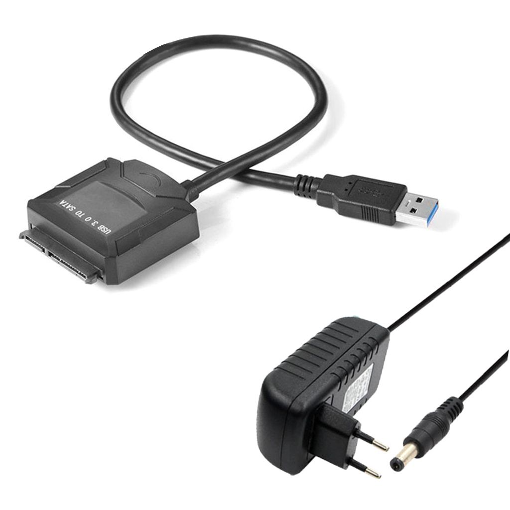 АдаптерSATAкUSB3.0дляжесткогодиска2,5/3,5дюйма(2ТБ)