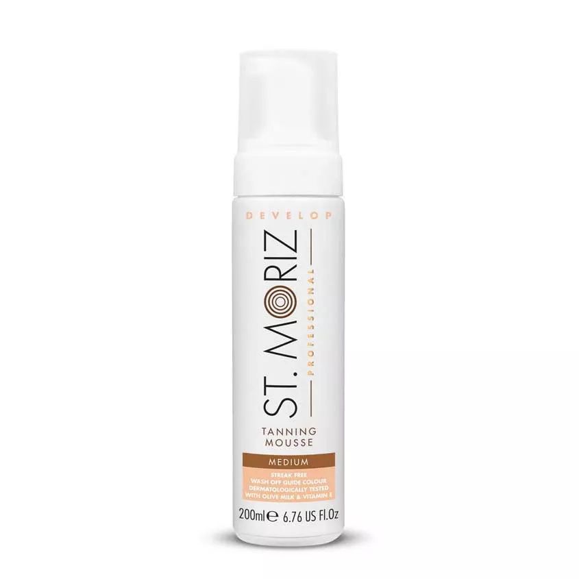 ST. MORIZ Автобронзант-мусс тонирующий Светлый (Taning Mousse Medium) 200 мл