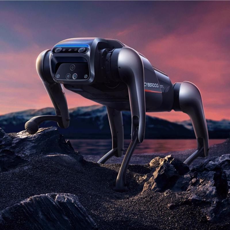 Бионический робот собака. Робот собака xiaomi cyberdog. робот собака ксяоми.