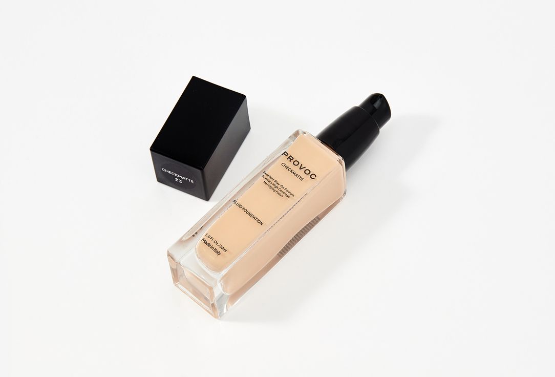 Тональные для комбинированной кожи. Provoc тональный флюид CHECKMATTE Foundation 30 мл