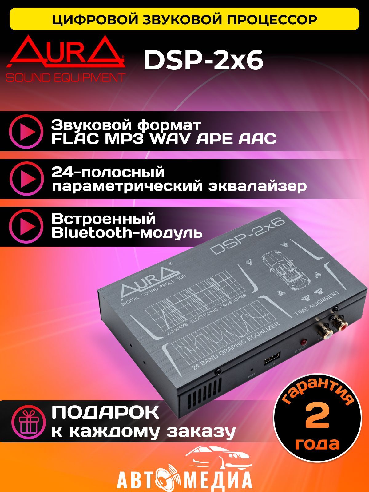 ПроцессоравтомобильныйAurADSP-2х6