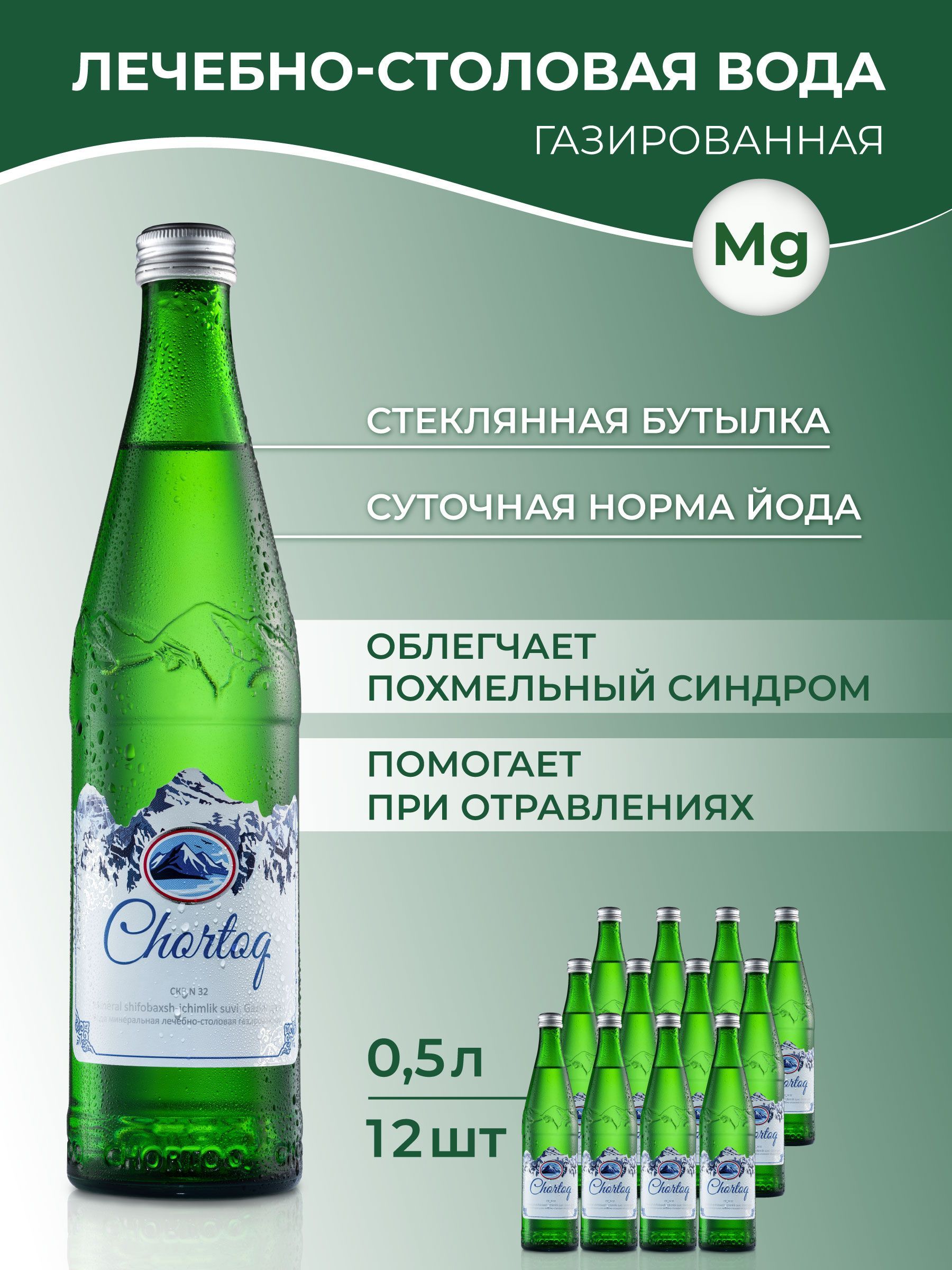 Chortoq Вода Минеральная Газированная 6000мл. 1шт - купить с доставкой по  выгодным ценам в интернет-магазине OZON (655439464)