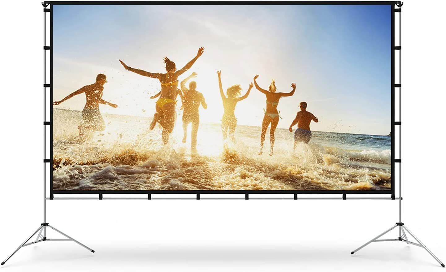 Экран для проектора 120. 80 Дюймов 16:9. PROPVUE 60 inch 16:9 Indoor/Outdoor Projector Screen with Stand. Projector Screen 120 inch 16:9 HD Foldable Anti-Crease Portable Projection movies Screen for Home Theater Outdoor Indoor support. 120