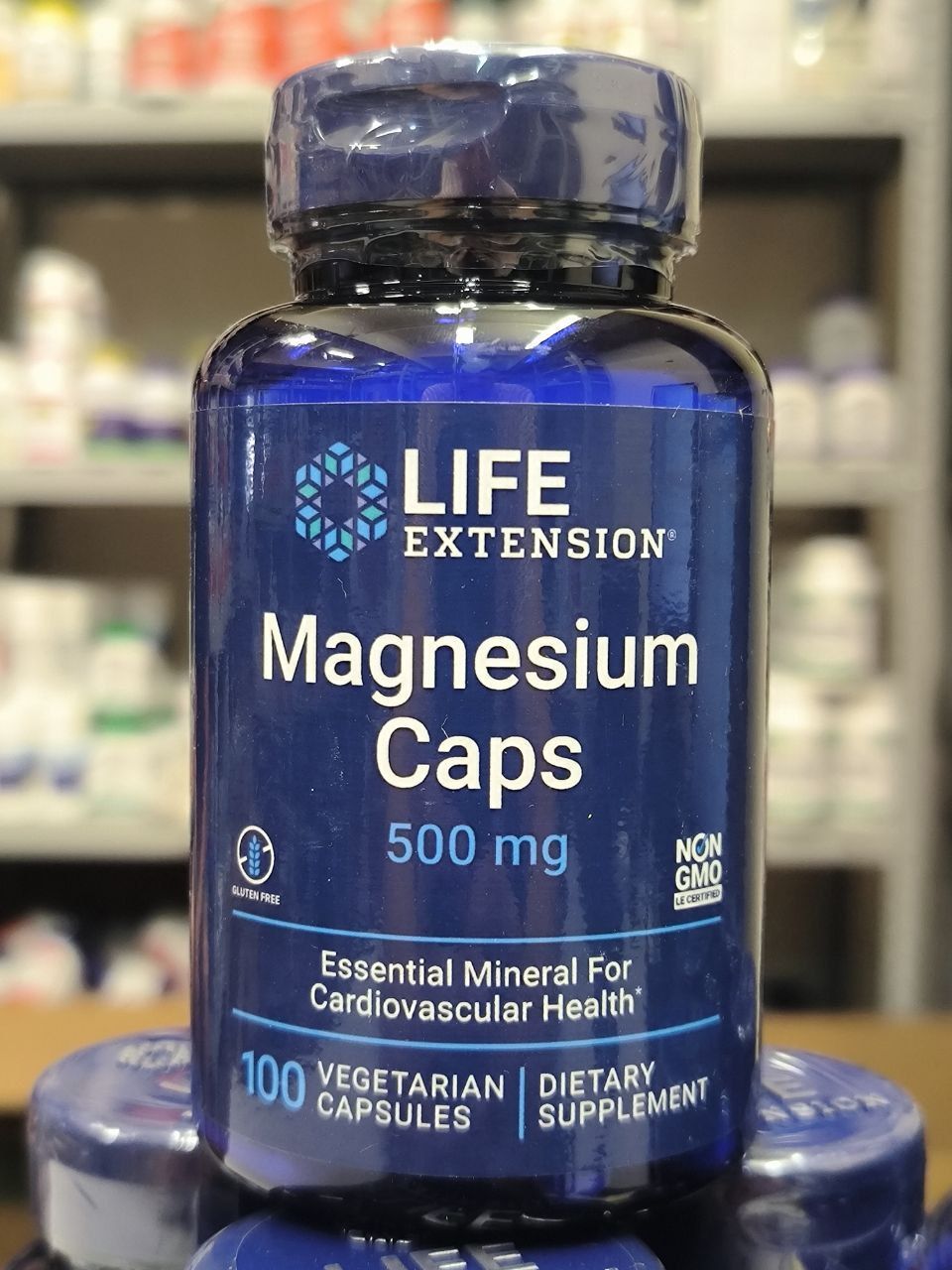 Life Extension, Magnesium caps, Магний в капсулах, 500 мг, 100 капсул