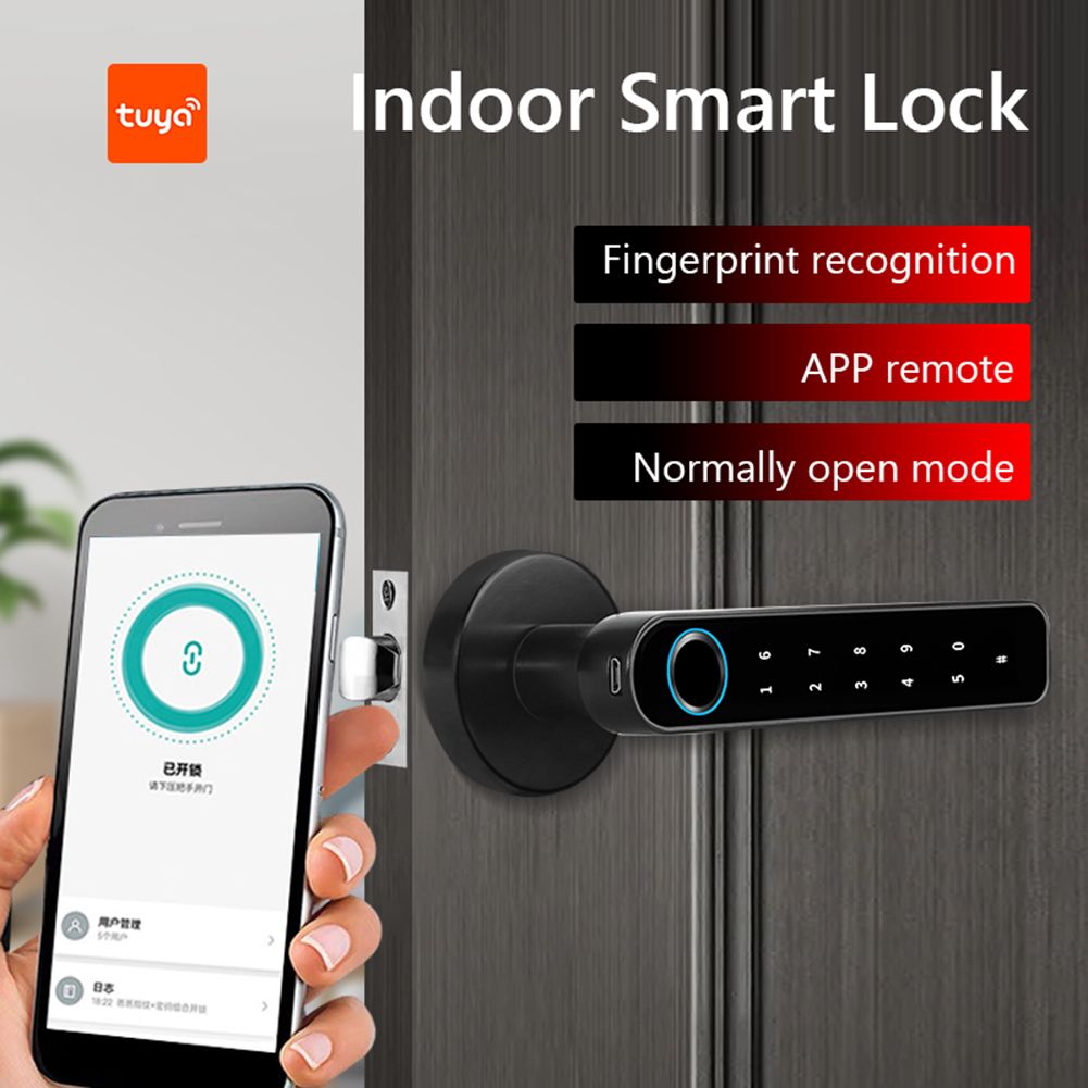 ПРИЛОЖЕНИЕ Tuya smart fingerprint password lock, порт аварийной зарядки  USB, функция нормального открытия, с 2 запасными ключами - купить с  доставкой по выгодным ценам в интернет-магазине OZON (1364297137)