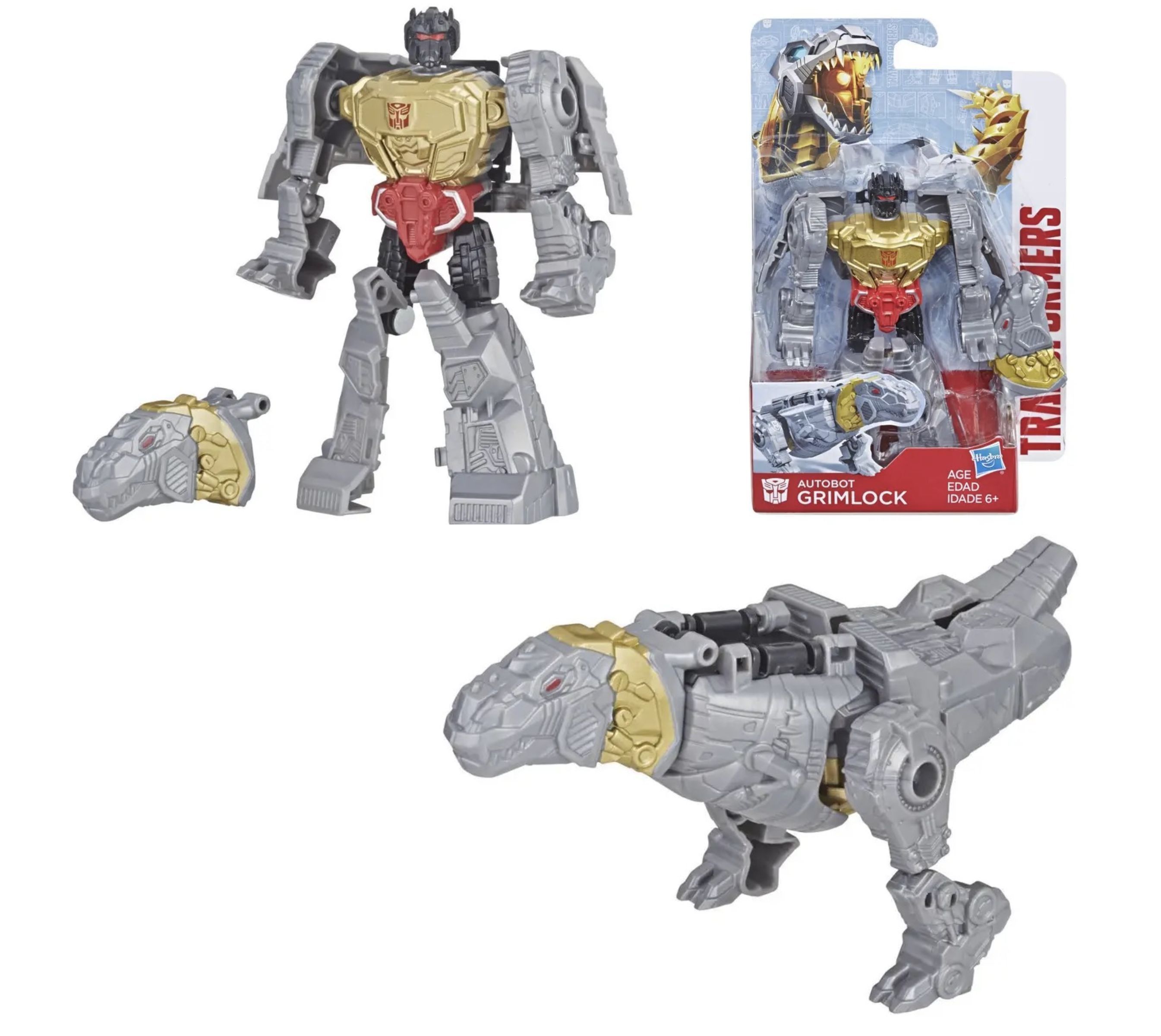 Игрушка Трансформеры Дженерейшнз: Турбо Бот Гримлок Transformers Authentics  Bravo - GRIMLOCK (Autobot) E4301