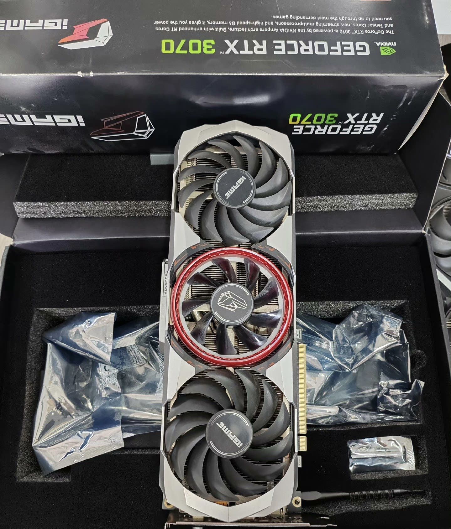 NVIDIA Видеокарта GeForce RTX 3070 (ColorfuliGame GeForce RTX3070 Advanced  OC 8G Видеокарта), LHR