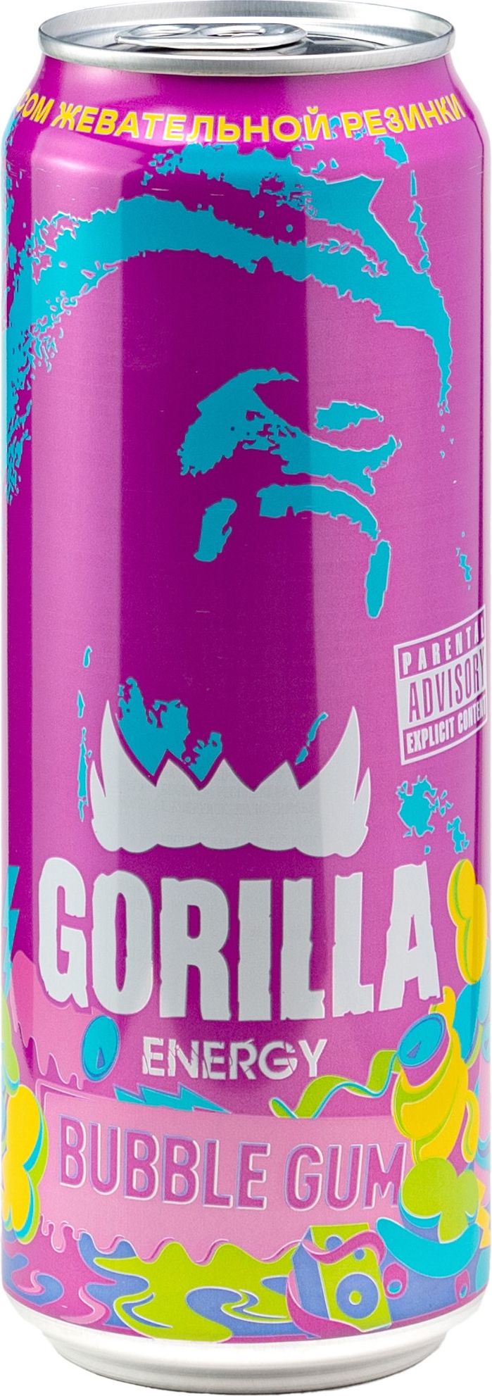 Энергетический напиток Gorilla Bubble Gum, 0,45 л - купить с доставкой по  выгодным ценам в интернет-магазине OZON (1142232492)