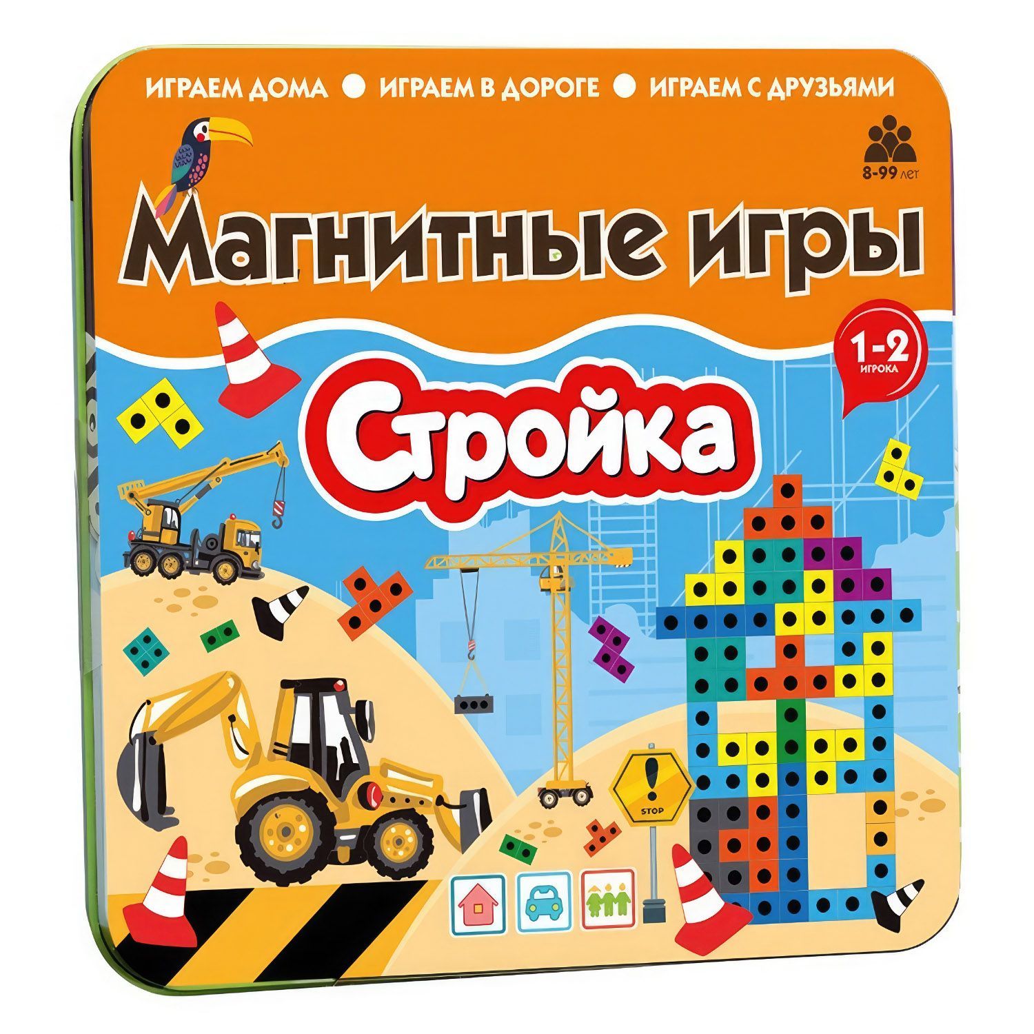 Магнитная игра Стройка - купить с доставкой по выгодным ценам в  интернет-магазине OZON (1190848726)