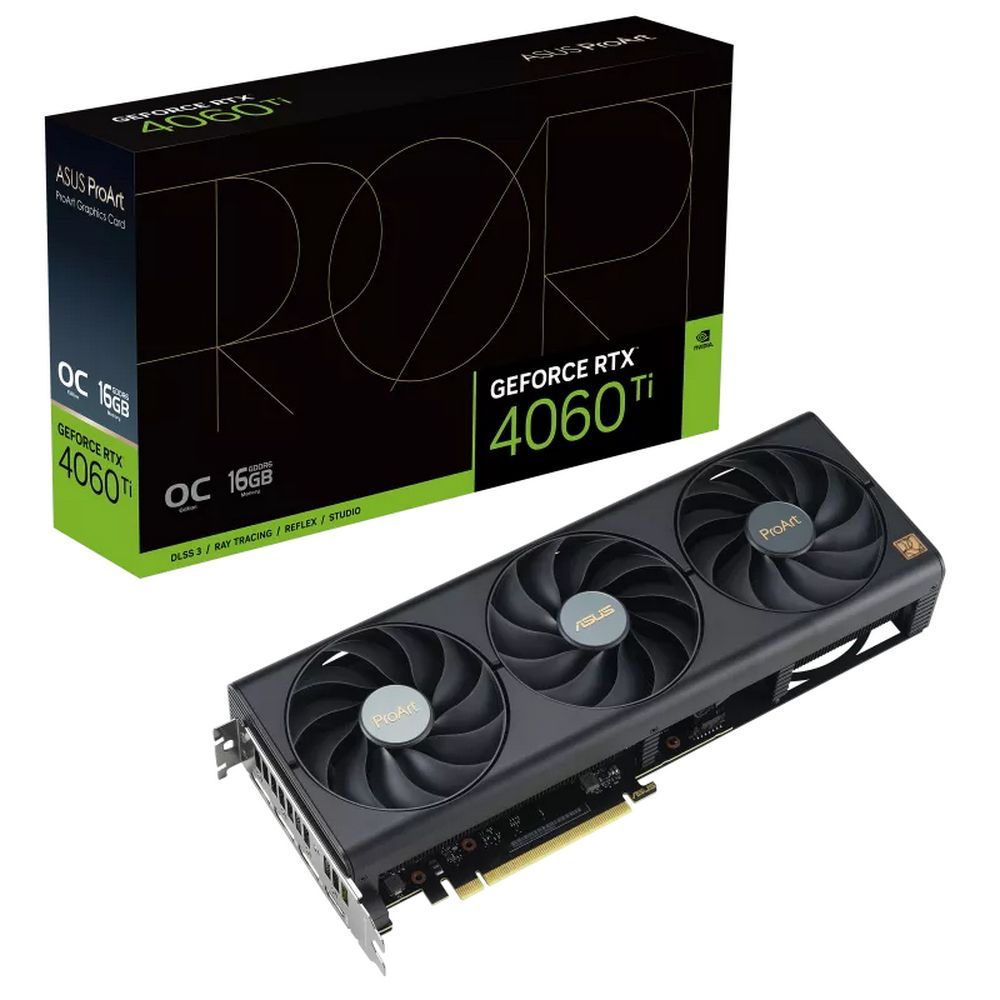 ASUSВидеокартаGeForceRTX4060Ti16ГБ(ProArt90YV0JH2-M0NA00)