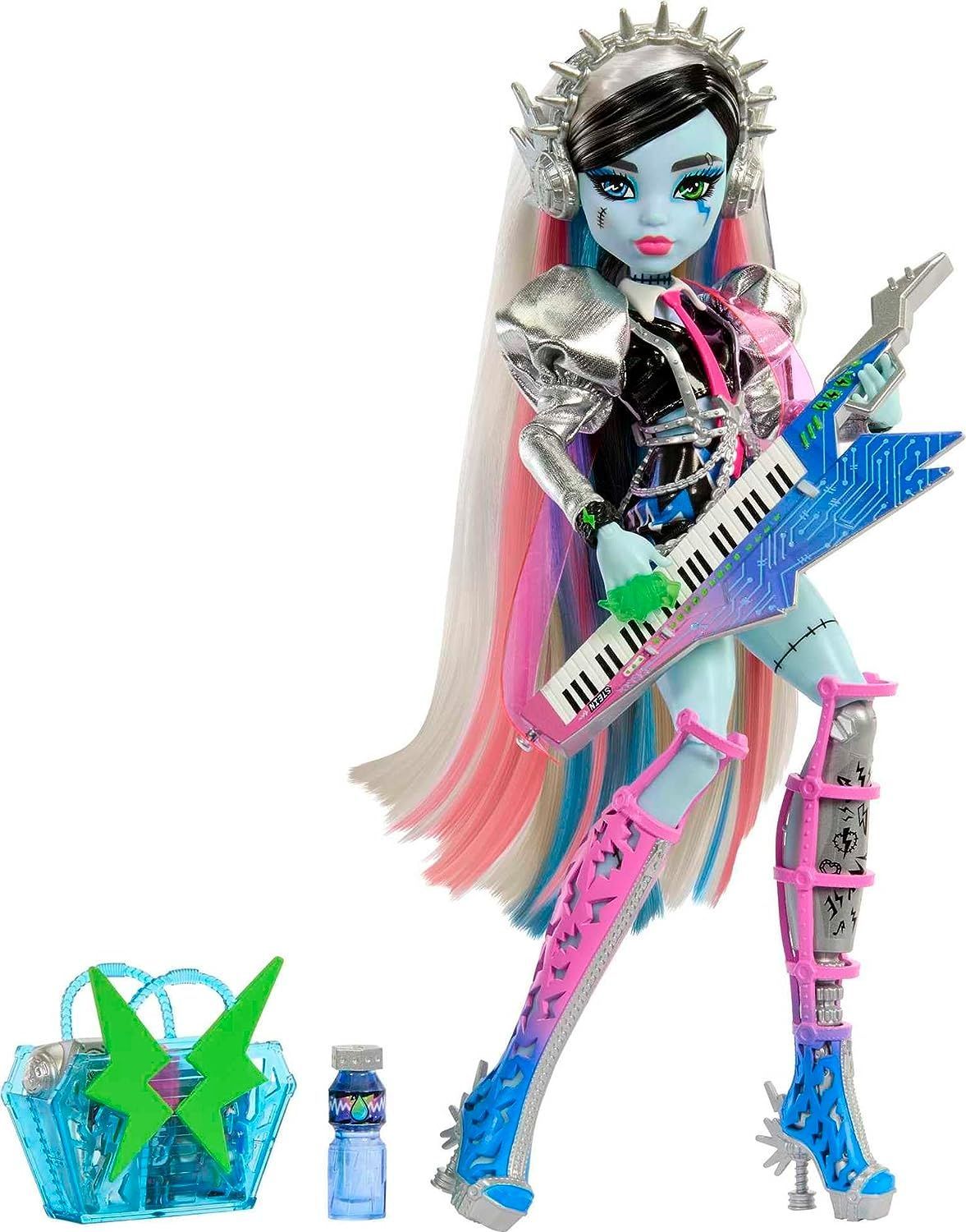 Кукла Monster high Френки Штейн - Рок-Звезда c инструментами / Монстер Хай  Frankie Shtein - Rockstar - купить с доставкой по выгодным ценам в  интернет-магазине OZON (1377968892)