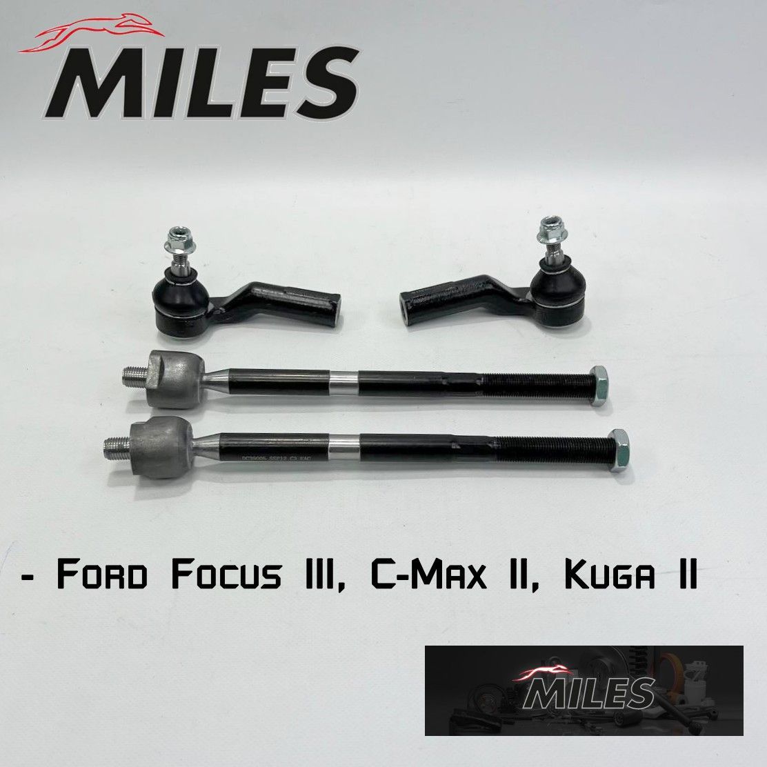 Рулевые наконечники и тяги Miles для Ford Focus 3, Kuga 2, C-Max 2 - MILES  арт. DC171525339005kit - купить по выгодной цене в интернет-магазине OZON  (1081406873)