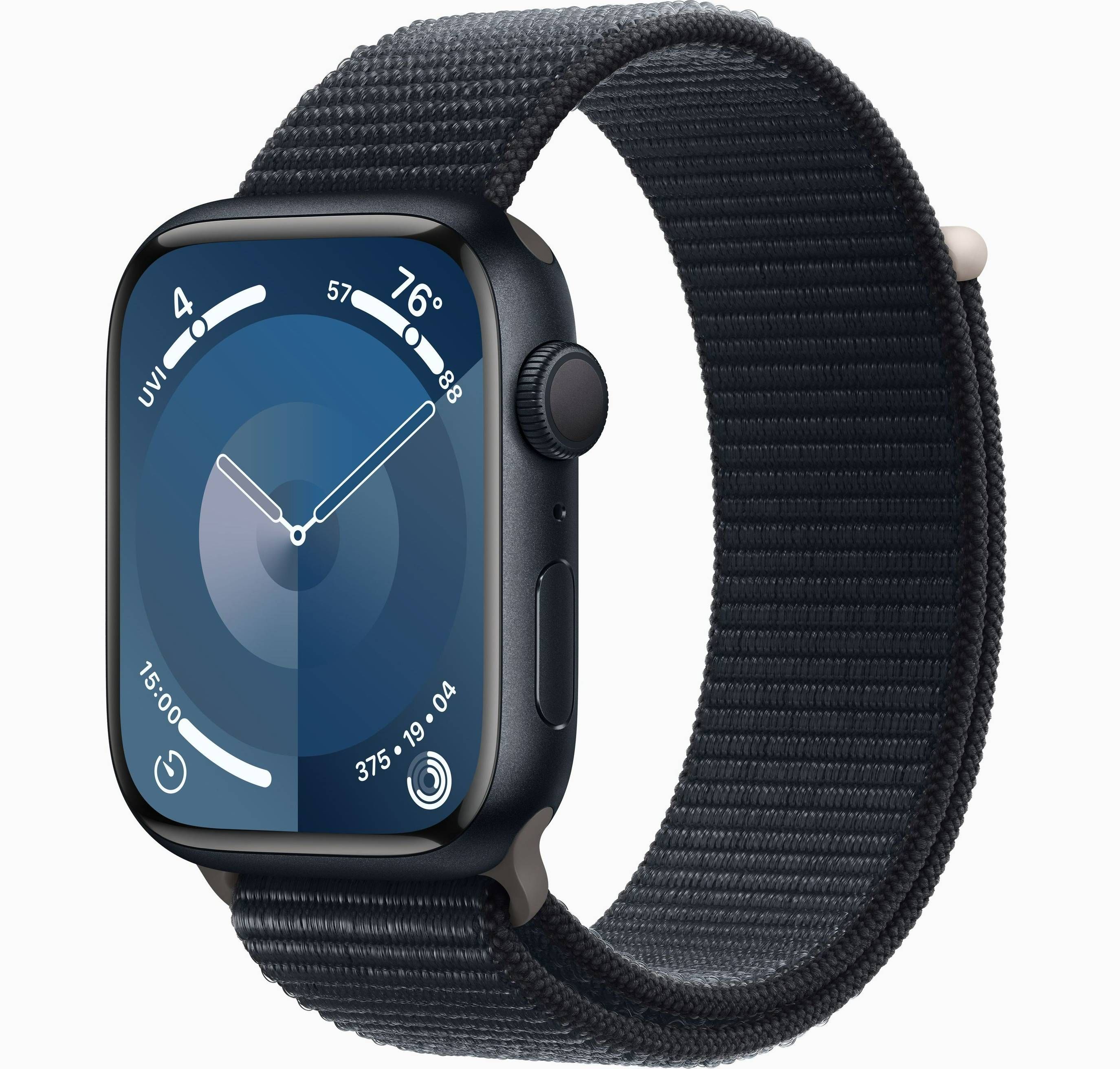 УмныечасыAppleWatchSeries9GPS45mmMidnightAluminiumCasewithMidnightSportLoop