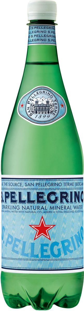 Вода газированная S.Pellegrino минеральная, 1 л