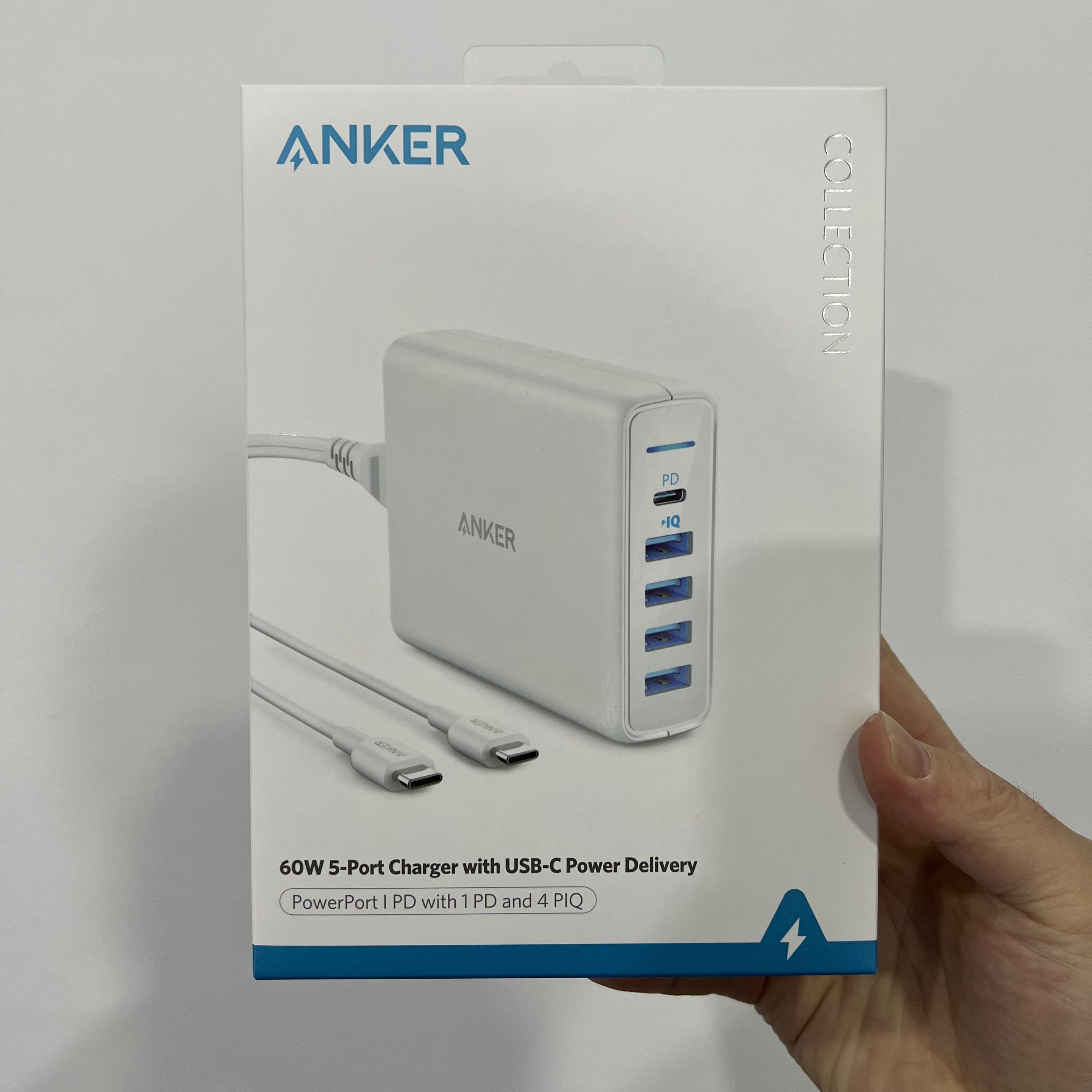 Anker60WUSBCЗарядноеустройствоAdvancedнастольное30WAppleMacBook4PowerIQПортiPhone13iPadA2056Быстрое