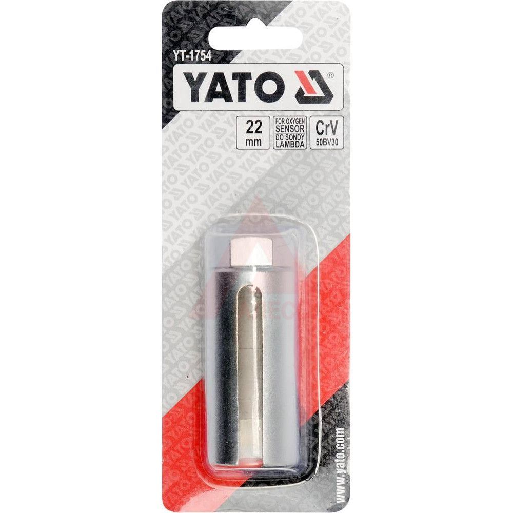 Ключ YATO 7/8" 22 мм для лямбда-зонда, CrV, YT-1754