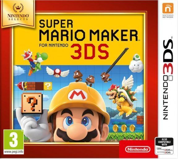 Игра Super Mario Maker Русская Selects (Nintendo 3DS, Русские субтитры)