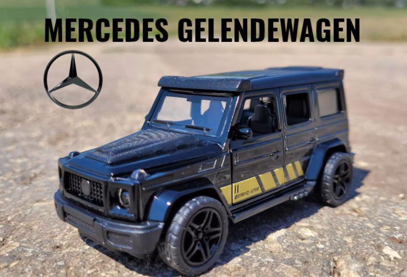 Металлическая инерционная машинка Mercedes Gelendewagen ( Гелик ) Мерседес Гелендваген в индивидуальной упаковке