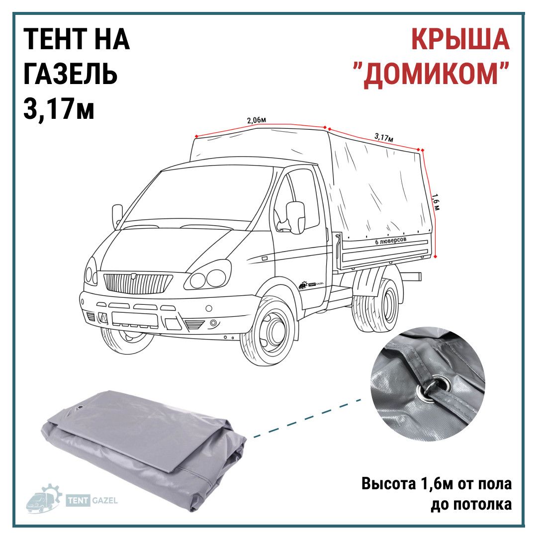 Купить Тент На Газель 3 М