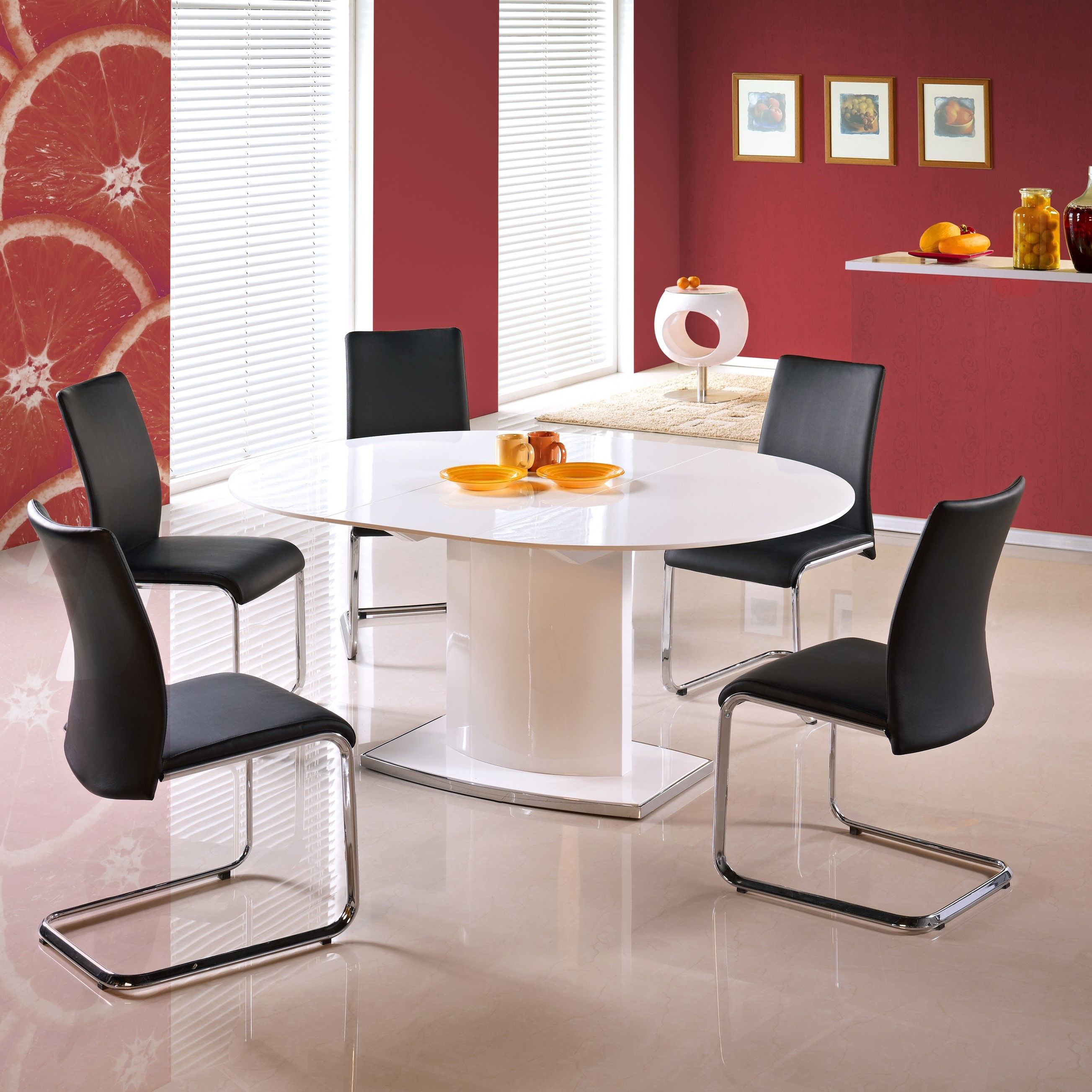 Стол trento 120 high gloss statuario белый мрамор