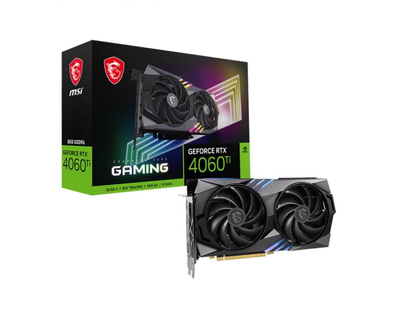 MSIВидеокартаGeForceRTX4060TiGAMING8ГБ(RTX4060TiGAMING8G).Уцененныйтовар