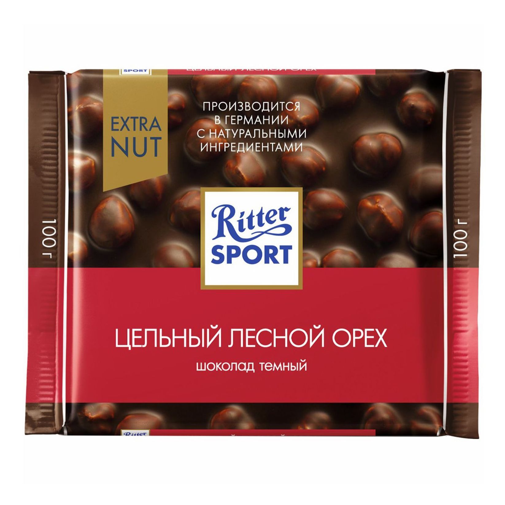 Шоколад ritter sport цельный лесной орех