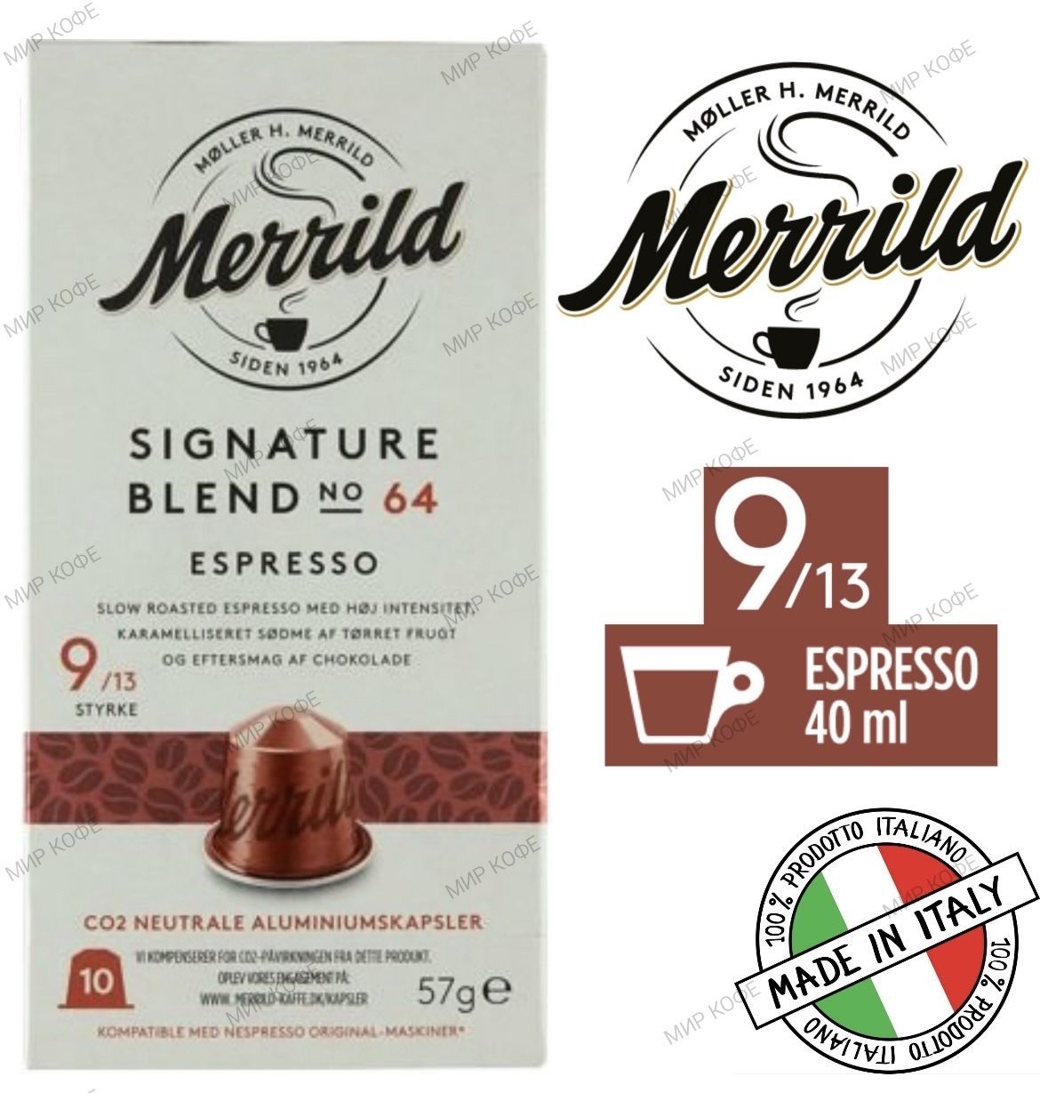 Signature espresso. Signature espresso