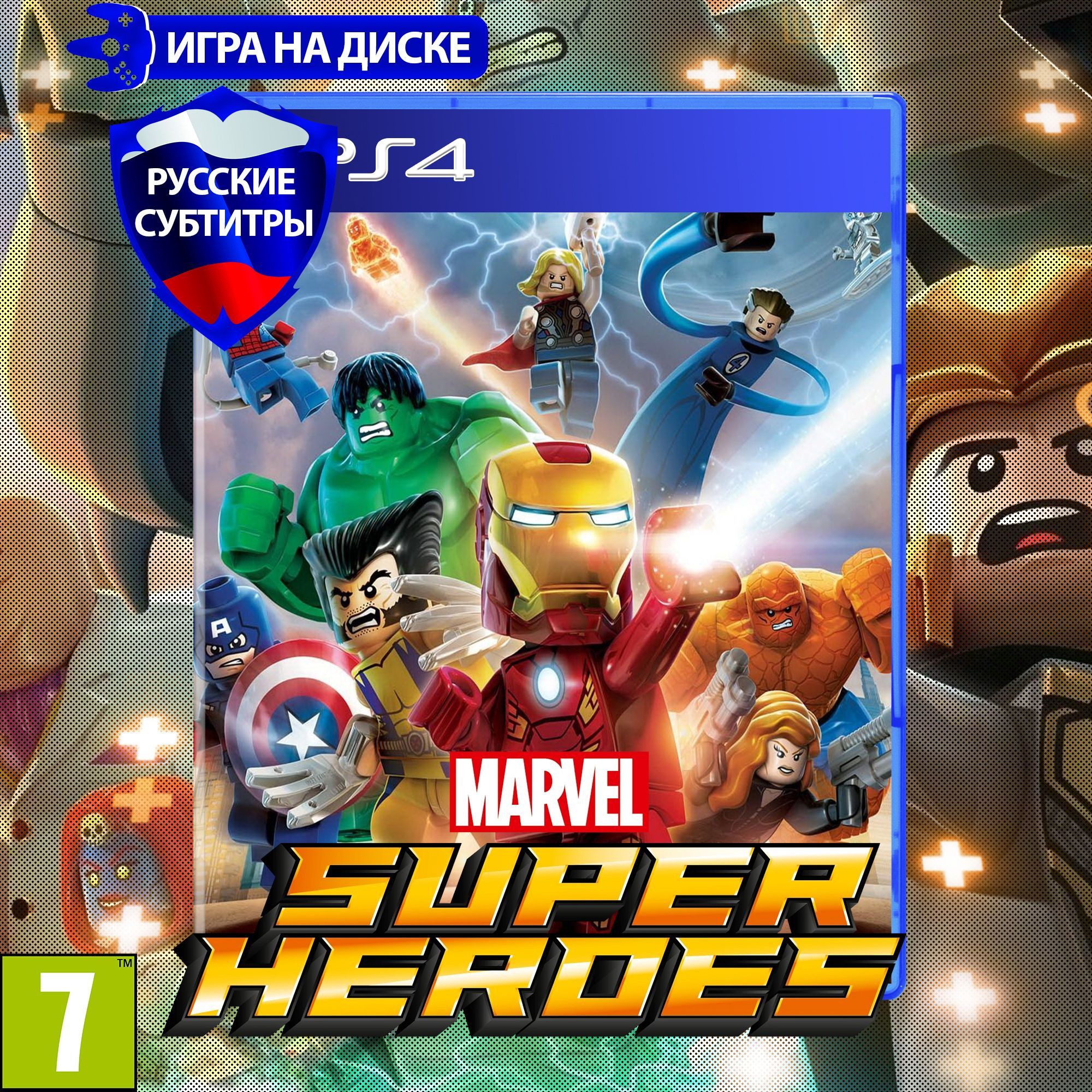 Игра LEGO Marvel Super Heroes для PlayStation 4 (PS4), Русские субтитры