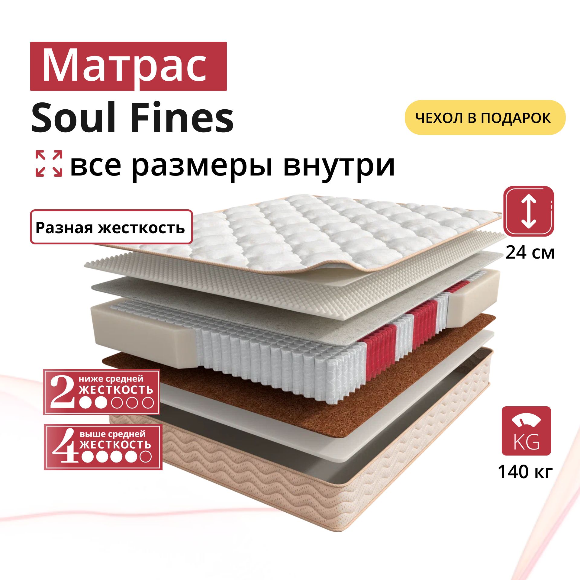 Soul fines аскона матрас