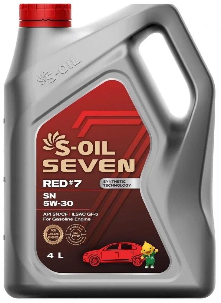 S-OILSEVENRED#7SN/CFGF-55W-30Масломоторное,Синтетическое,4л