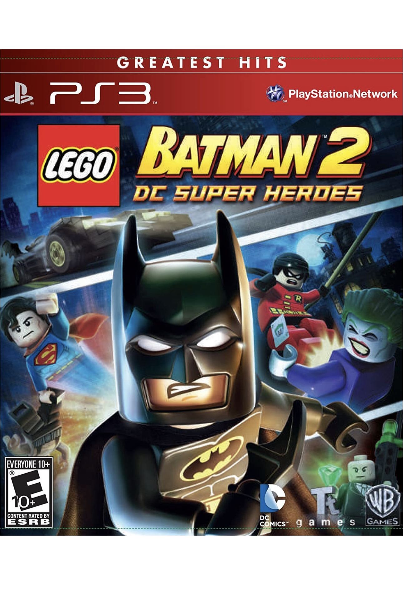 Игра Batman 2 DC Super Heroes (PlayStation 3, Английская версия) купить по  низкой цене с доставкой в интернет-магазине OZON (1284700552)