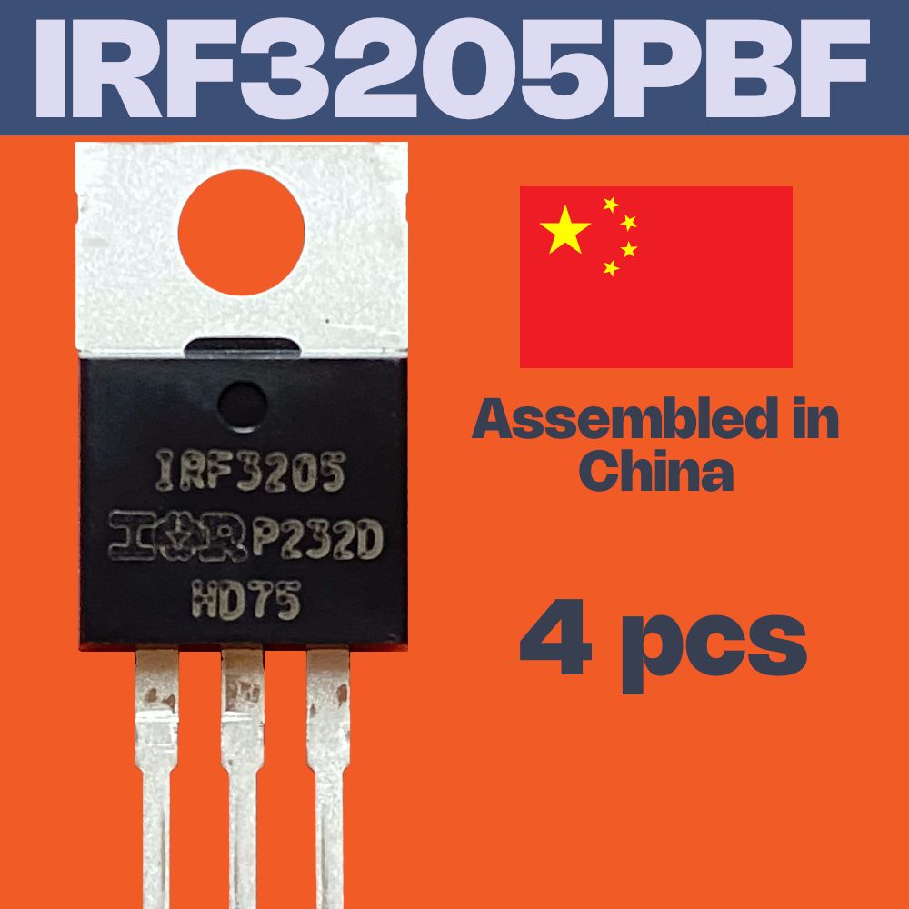 IRF3205PBF,MOSFETтранзистор,пр-воКитай,InfineonTechnologies,4штвупаковке