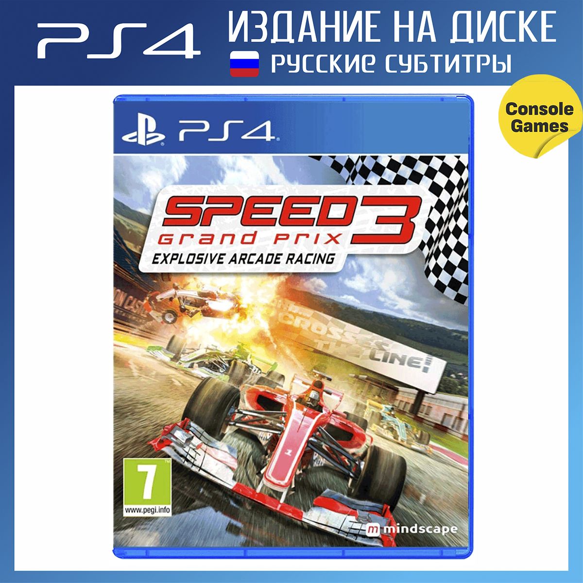 Игра Speed 3 Grand Prix (PlayStation 4, Русские субтитры) купить по низкой  цене с доставкой в интернет-магазине OZON (1293987006)