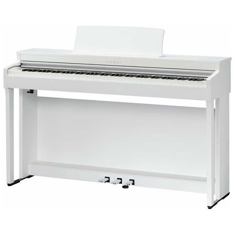 Kawai cn201w цифровое пианино с банкеткой, 88 клавиш, механика rh iii, 19 тембров, 192 полифония