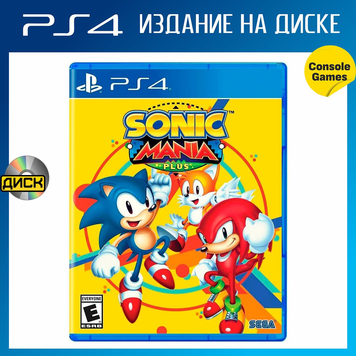 Игра PS4 Sonic Mania Plus (английская версия) (PlayStation 4, Английская версия)