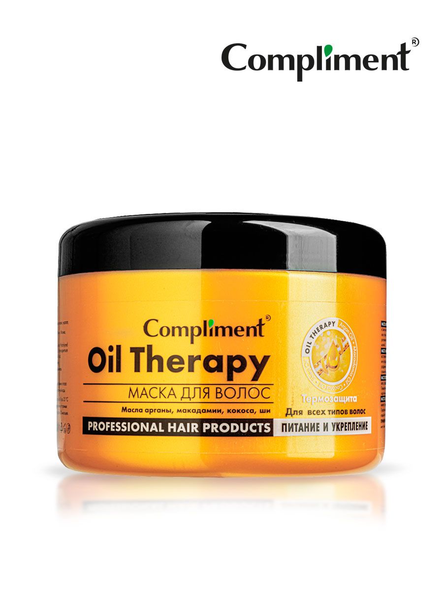 ComplimentМаскадляволосдлявсехтиповволосПитаниеиукреплениеOILTHERAPY,500мл