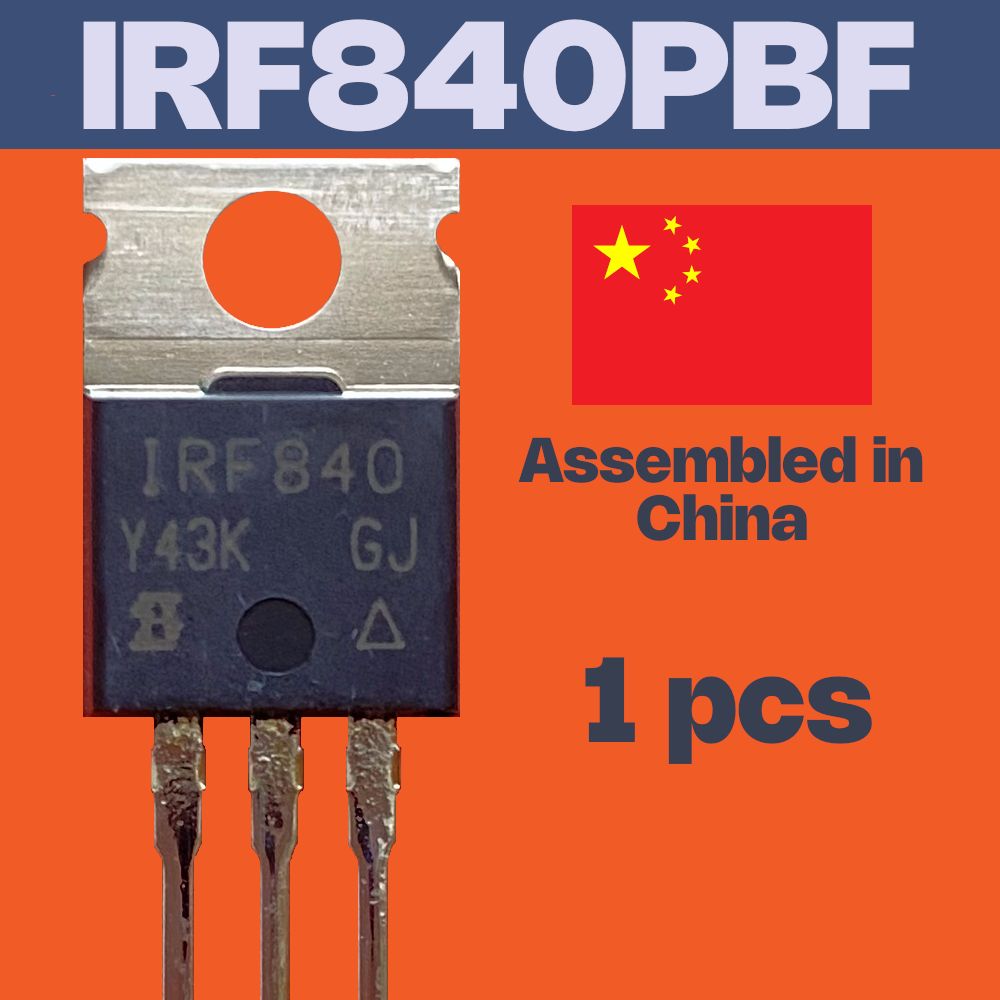 IRF840PBF,MOSFETтранзистор,пр-воКитай,VISHAYIntertechnology,1штвупаковке