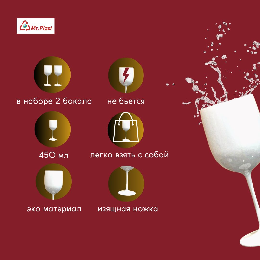 Бокалы Небьющиеся купить на OZON по низкой цене