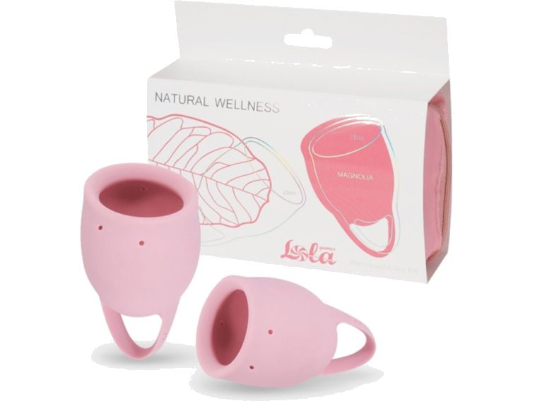 Набор менструальных чаш Lola Games Natural Wellness Magnolia light pink