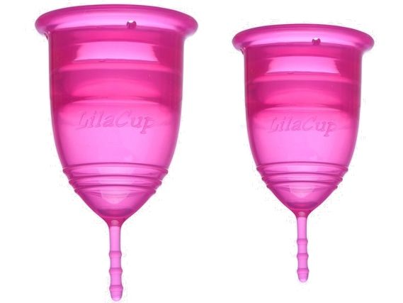 Набор менструальных чаш LilaCup SIMPLY M+L pink