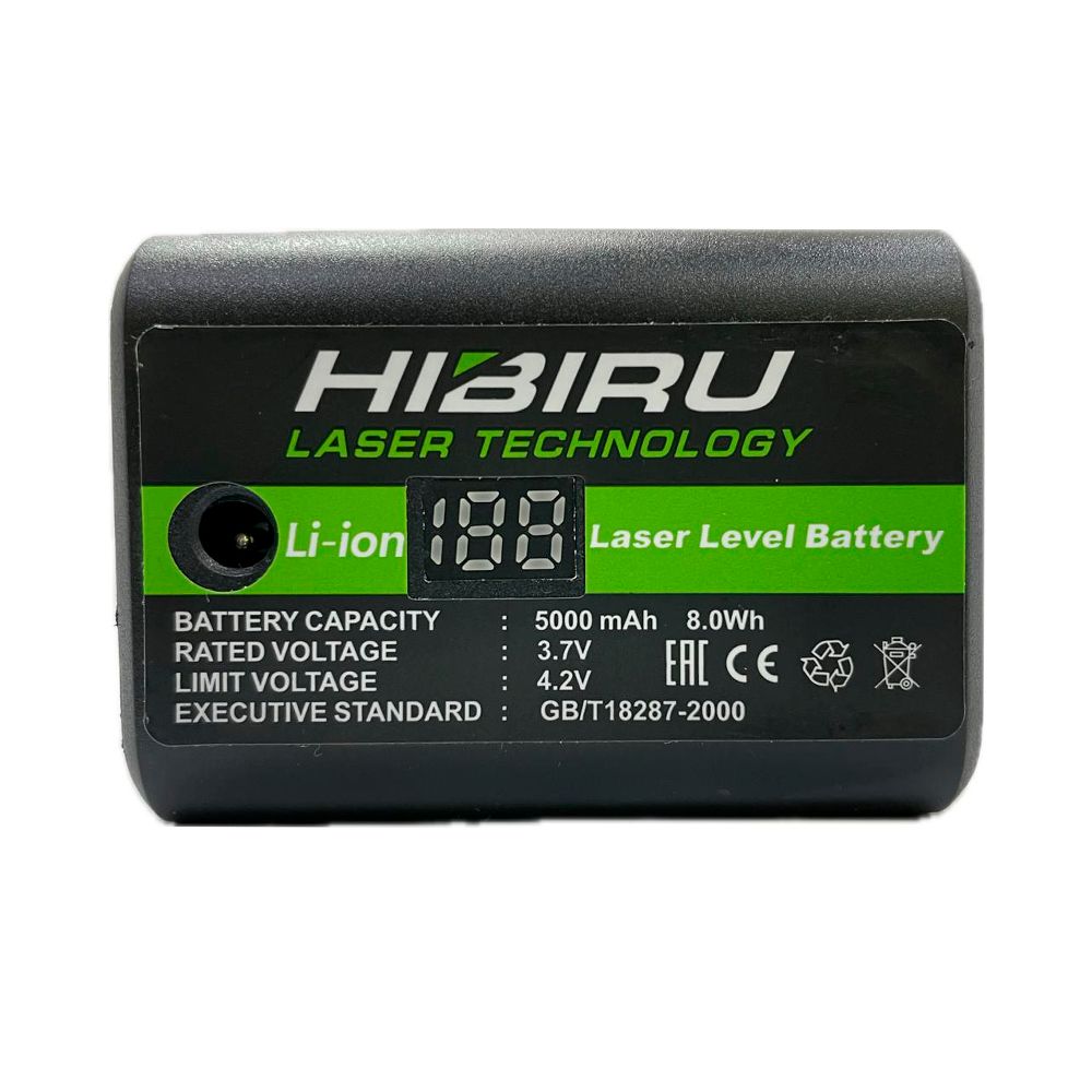 Аккумуляторная батарея для лазерного уровня/нивелира HIBIRU 5000mah 1шт с индикацией заряда