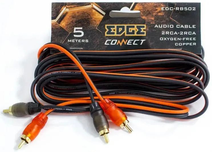 КабельмежблочныймедныйEDGEEDC-RB502,2RCA-2RCA-5м