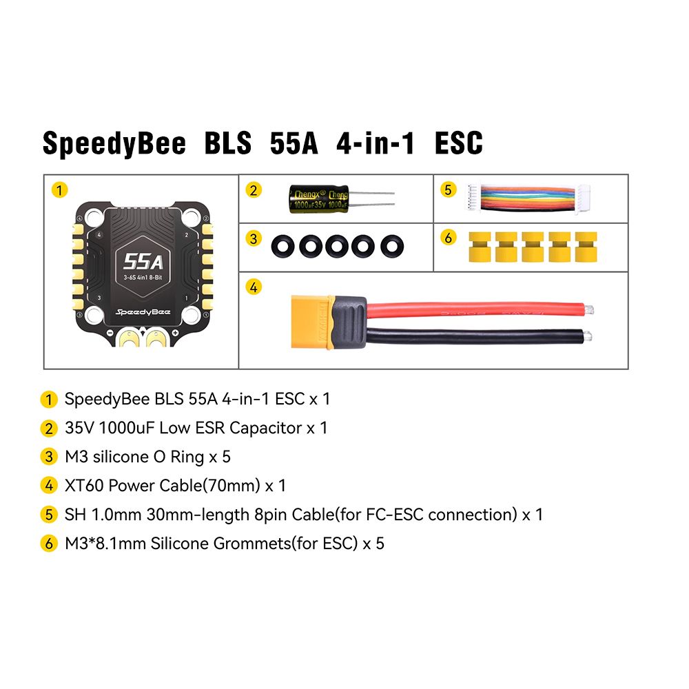 F405V3/V4FCESCстек3-6SLipoBLS50A/55AESC